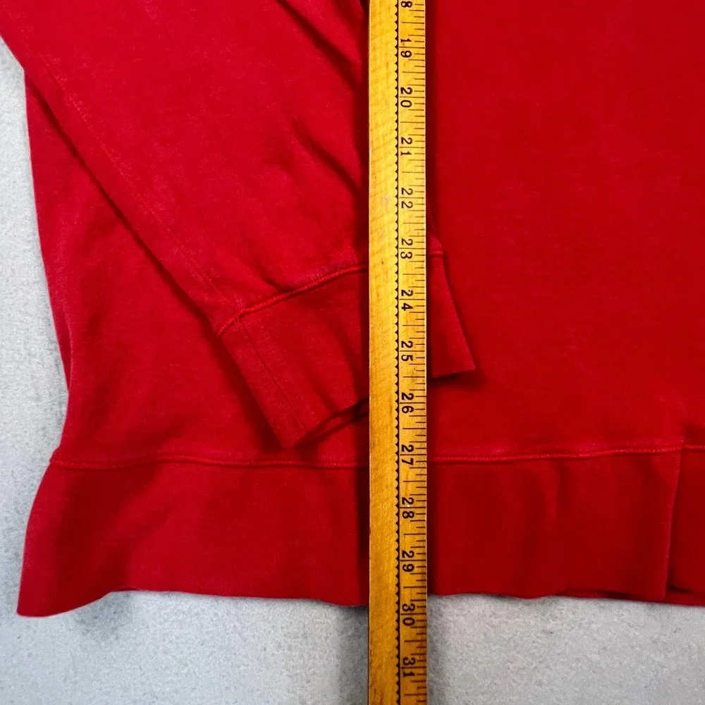 Polo Ralph Lauren Quarter Zip Pullover Mens XLT Red Cotton Blend Preppy Classic